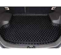 Coche Alfombrillas Maletero para Toyota Crown 2015 2016 2017 2018, Impermeable Antideslizante Cuero Funda Maletero Protector Accesorios,Black-Beige-1