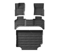 Coche Alfombrillas para Land para Rover para Defender 110 2020-2024 Alfombrillas Revestimiento Carga Alfombrilla Maletero/Respaldo Todo Tipo Clima(LHD 4PCS)