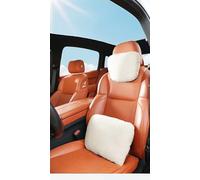 Coche Almohada de Soporte Lumbar del y Kit de Almohada del Cuello del Coche para BMW 4 Series F36 Gran Coupe 2014-2021 4door, Tela Ante Premium,Beige