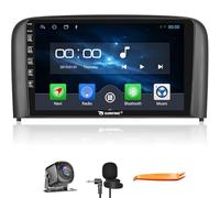 Coche Android Navegación Estéreo GPS Radio Cámara Marcha atrás Display 9" IPS Quad Core 1G+16G Pantalla táctil Headunit Tablet Pad Reproductor Multimedia para Volvo S80 1999-2006