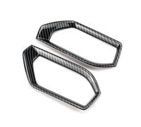 Coche Anillo Salida Aire Compatible Con Chevrolet Para Silverado 2019-2022 Marco Embellecedor De Ventilación De Aire Central Del Automóvil Cubierta Decorativa Etiqueta