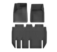 Coche Antideslizantes para Tesla para Modelo X 2022-2025 Alfombrillas Suelo TPE Impermeables Resistentes Al Desgaste Pies Esterilla Delantera Trasera Maletero(5 Seat Floor Mat)