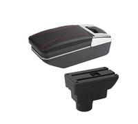 Coche Apoya Brazos para Corsa D Reposabrazos Caja Piezas Interiores Detalles Almacenamiento Accesorios De Reacondicionamiento Reposabrazos Central Caja(B Black Line NO USB)