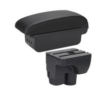 Coche Apoyabrazos Para Chevrolet Para Aveo 3 Para Sail Para III Caja De Almacenamiento Del Reposabrazos Coche Piezas Modernización Decoración Amortiguador De Maletero(B Black white 3USB)