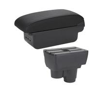 Coche Apoyabrazos Para Dacia Para Duster 2019-2024 Caja De Almacenamiento Para Reposabrazos Consola Central Accesorios Decorativos Amortiguador De Maletero(B Black line 3USB)