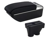 Coche Apoyabrazos Para Peugeot 208 2012 2013 2014 2015 2016 2017 2018 Reposabrazos Caja De Almacenamiento Piezas Modernización Interior(A Black Line No USB)