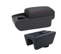 Coche Apoyabrazos Para Seat Para Ibiza 6j 6L Reposabrazos Caja De Almacenamiento Para Coche Piezas Reacondicionamiento Accesorios Interiores(B1 Black red 6USB)