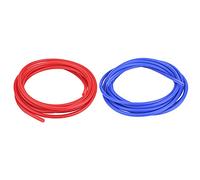 Coche Auto 4mm 5 metros Tubo de vacío de silicona Tubo de manguera Tubo de silicona Universal(rojo)