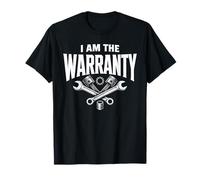 Coche automotriz Divertido técnico mecánico I Am The Warranty Camiseta