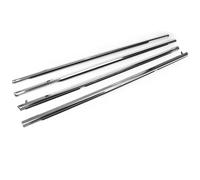 Coche Burletes Ajuste para Accord 2008-2012, 4 unids/set, cinturón de puerta y ventana de coche, burlete, adornos de sello, Deflector exterior cromado Tira Sellado Puerta