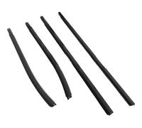 Coche Burletes Ajuste para L200 Triton 2005-2015 Pajero Sport 2 piezas accesorios 4 Uds ventana vidrio exterior sellado burlete de goma
