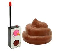 Coche Caca Realista - Juguete Broma Fiesta Halloween, Taburete Giratorio 360° | Coche Control Remoto, Broma Niños, Juguete Novedad, Accesorios RC Coches