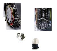 Coche Cadenas DE Nieve para Llantas Ruedas Cadena para NEUMÁTICOS 235/65R16 CIRCULO 16" (18833N) Pareja DE Cadenas ROMBO 9MM HOMOLOGADAS Uni 11313:2010 Y ESLABON ONORM Compact SECCION D