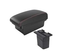 Coche Caja De Almacenamiento Interior Del Reposabrazos De La Consola Central Del Coche Para Holden Accesorios(A1 Negro rojo SIN USB)