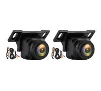 Coche Cámara Visión Cámara Visión Trasera Coche 1080P Gran Angular 170° Ajustable Antiinterferencias Visión Nocturna Impermeable Estacionamiento Automático(2Pcs)