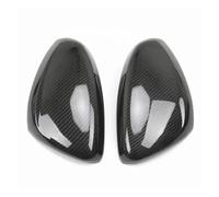 Coche Carcasa de Espejo Ajuste para Peugeot 2008 2012-2018 2015-2019, pegatina para coche, cubierta de espejo retrovisor lateral, tapa de ala, carcasa Exterior Cubierta De Espejo Lateral(Carbon 1Pair)