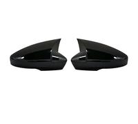 Coche Carcasa de Espejo Cubiertas para espejos retrovisores, ala lateral apta para Skoda Mk3 5E 2014-2019, tapas de espejo negras brillantes Cubierta De Espejo Lateral(Bright black)