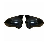 Coche Carcasa De Espejo Retrovisor Compatible Para Seat Leon MK2 1P Facelift Ibiza MK4 6J Exeo 3R 2008-2017 PP Carcasa Espejo(Gloss Black-Add on)