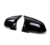 Coche Carcasa Espejo 2 Tapas Para Espejo Retrovisor Para Serie 1, 2, 3, 4, X, 220i, 328i, 420i, F20, F21, F22, F23, F30, F32, F33, F36, X1 Tapa Cubierta del Espejo(Bright black)