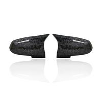 Coche Carcasa Espejo 2 Tapas Para Espejo Retrovisor Para Serie 1, 2, 3, 4, X, 220i, 328i, 420i, F20, F21, F22, F23, F30, F32, F33, F36, X1 Tapa Cubierta del Espejo(Forged Carbon Look)