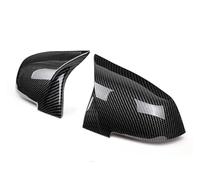 Coche Carcasa Espejo 2 Tapas Para Espejo Retrovisor Para Serie 1, 2, 3, 4, X, 220i, 328i, 420i, F20, F21, F22, F23, F30, F32, F33, F36, X1 Tapa Cubierta del Espejo(Carbon fiber pattern)