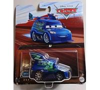 Coche Cars DJ metal color azul Disney Pixar HTX94sDXV29 MATTEL