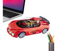 Coche Cascadeur - Diseño de reloj ajustable con luces y música para | Coches Acroáticos para Niños - para cumpleaños, fiestas, casa, salón, Halloween, Pascua, jardín, interior