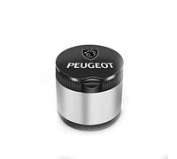 Coche Ceniceros para Peugeot 4008 408 5008 208 208L e2008 Portátil Portavasos Antiolores Cenicero Con Tapa Creativo LED luz Multifunctional Ashtray,7 * 6.9-Silverstyle