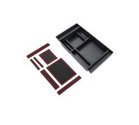 Coche Central Consola Organizador para GMC Sierra 2500 HD/3500 HD 2020-2023,Extraíble Bandeja Almacenamiento Reposabrazos Cajón Almacenamiento Interiores Accesorios,Red