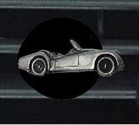 Coche clásico británico TR3A Roadster ref269 diseño de efecto peltre ambientador de ventilación kit decoración coche furgoneta camión mini autobús