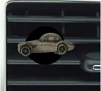 Coche clásico Healey 3000 Mk2 Obras Rally Ref19 diseño de efecto peltre ambientador Clip decoración coche furgoneta camión mini bus