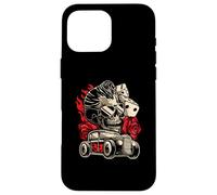 Coche clásico Retro Rockabilly Hot Rod de la Vieja Escuela Carcasa para iPhone 16 Pro MAX