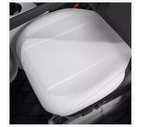 Coche Cojín de Asiento para Bugatti Chiron 2016-2020 2021 2022 2023 2024 2025 2026, Universales Cómodo Antideslizante Transpirable Cojín Protección Frontal,White-1PC