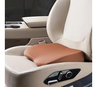 Coche Cojín del Asiento del para Hyundai Genesis/Genesis G80 2. Generation (DH) 2015-2020, 2 en 1 Cojin Coxis de Espuma Memoria Portátil Conducir Cojín Lumbar,Brown