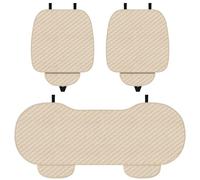 Coche Cojines de Asiento,para Kia Ceed SW Station Wagon CD 2019-2024 Respirable Cojin Asiento,Auto Asiento Cojín, Cojin Asiento Coche Comodidad de Cuatro EEstaciones,Beige