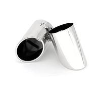 Coche Cola Escape para VW para Passat B6 3C 2005~2010 para CC para EOS Silenciador Tubo De Escape Extremo Cromado Embellecedor 2 Piezas De Acero Inoxidable Silenciador Tubo