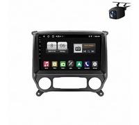 Coche con Carplay Android Auto Inalámbrica para Chevrolet Silverado3 GMTK2 2013-2019 A-Pple Carplay & Android Auto, Autoradio Portátil Car Play con Pantalla Táctil, 8 Nuclear 8G+256G