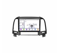 Coche con Carplay Android Auto Inalámbrica para Hyundai Santa Fe 2007 2006-2012 Enlace Espejo, Navegación, Siri, Aux, Bluetooth, Airplay, Lectura de Vídeo, 8 Nuclear 6G+128G