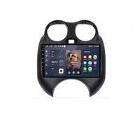 Coche con Carplay Android Auto Inalámbrica para Nissan March K13 2010 Cámara Trasera - HD Pantalla Carplay Mirror Link - Portátil Radio Coche, 4 Nuclear 1G+32G