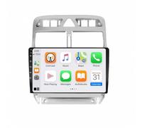 Coche con Carplay Android Auto Inalámbrica para Peugeot 307 Year 2001-2008 A-Pple Carplay & Android Auto, Autoradio Portátil Car Play con Pantalla Táctil, 8 Nuclear 8G+256G