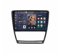 Coche con Carplay Android Auto Inalámbrica para Skoda Octavia 2 A5 2008-2013 Mirror Link, Incell Touchscreen Radio Coche con Bluetooth Radio USB/Eq Comandos Al, 8 Nuclear 8G+256G