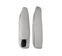 coche con consola central Para Land Para Rover Para Discovery 3 4 2004-2016 Cuero de microfibra con espuma para la cubierta del reposabrazos del asiento(Gris)