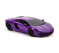 Coche Control Remoto Lamborghini Aventador Escala 1:24 Morado Producto Oficial
