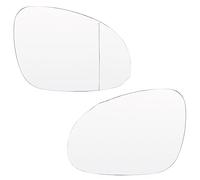 Coche Cristal Retrovisor Compatible Con VW Para Passat B6 2005-2009 Para Golf 5 Mk5 Para Jetta Eos GTI Para Rabbit Door Mirror Glasses Car Wing Rear View Glass Left Side Side Convex Parts(Left Right)