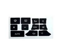 coche Cubierta botón Compatible Con A3 Para 8P 2003-2012 Adhesivo Para Reparar Botones Tablero Del Coche Adhesivos Para El Control De Climatización Y Accesorios Para El Coche