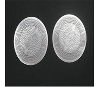 Coche Cubierta De Altavoz para BMW X4 F26 2013-2017 Sonido Bocina Reemplazo Altavoces Estéreo Decorativo Trim,A/2 Pcs Silver