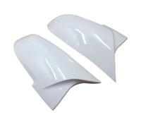 Coche Cubierta De Espejo Negra Para B&MW 1 2 3 3GT 4 X1 E84 M2 I3 Serie F20 F21 F22 F23 F30 F31 F32 F33 F34 F80 Accesorios(Blanco brillante)