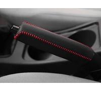 Coche Cubierta del Freno Mano Para VW Polo (Type AW 6C 6R 9N3 9N 6N2 6N 86C 2F 86) R GTI GTD GTE, Funda Manija Freno De Mano De Engranajes De Cuero Antideslizante Cubierta Protectora Interiores