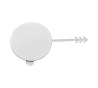 Coche Cubierta del Gancho De Remolque Parachoques Delantero para Audi A4 B8 2008-2012 8K0807241 8K0807241GRU, Automóvil Impermeable Duradero Decorativo,White