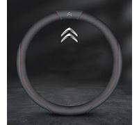 Coche Cubierta del Volante para Citroen Jumpy 2023 2022 2021 2020,Cubierta Protector Funda Volante Suave Antideslizante Transpirable Piel Accesorios Interior,O Shape